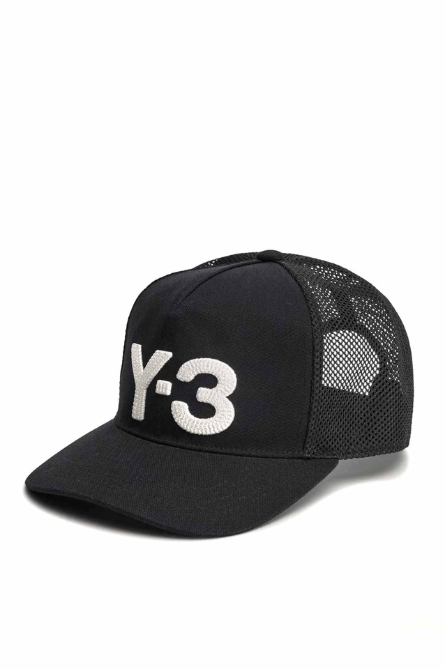 Y-3 Trucker Cap Black - Wrong Weather