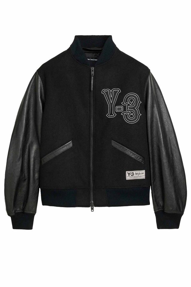 Y-3 Collegiate Jacket Black - Wrong Weather