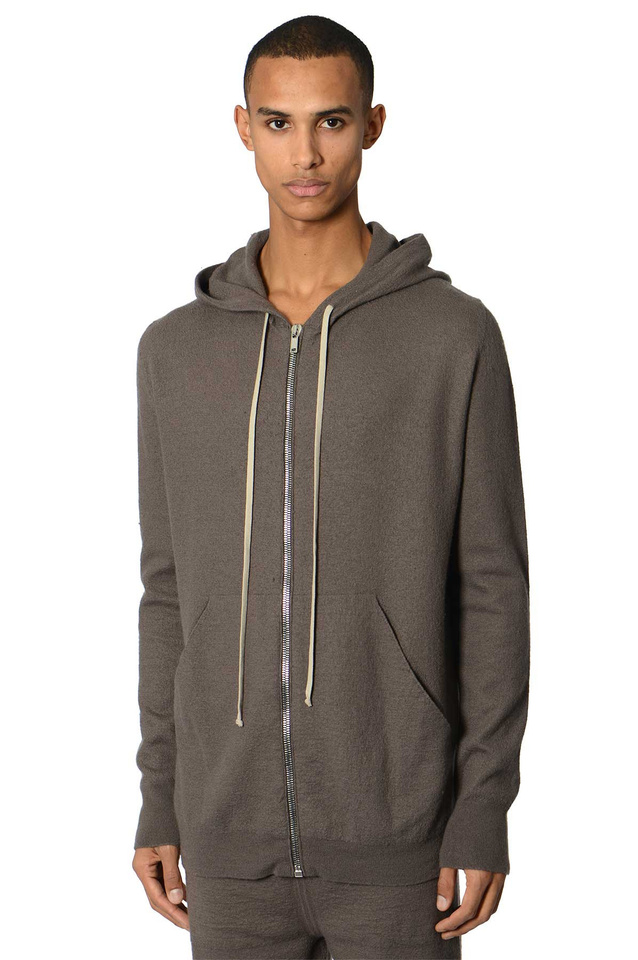 RICK OWENS Strobe Cashmere Zip Hoodie（リック オウエンス ストロボ