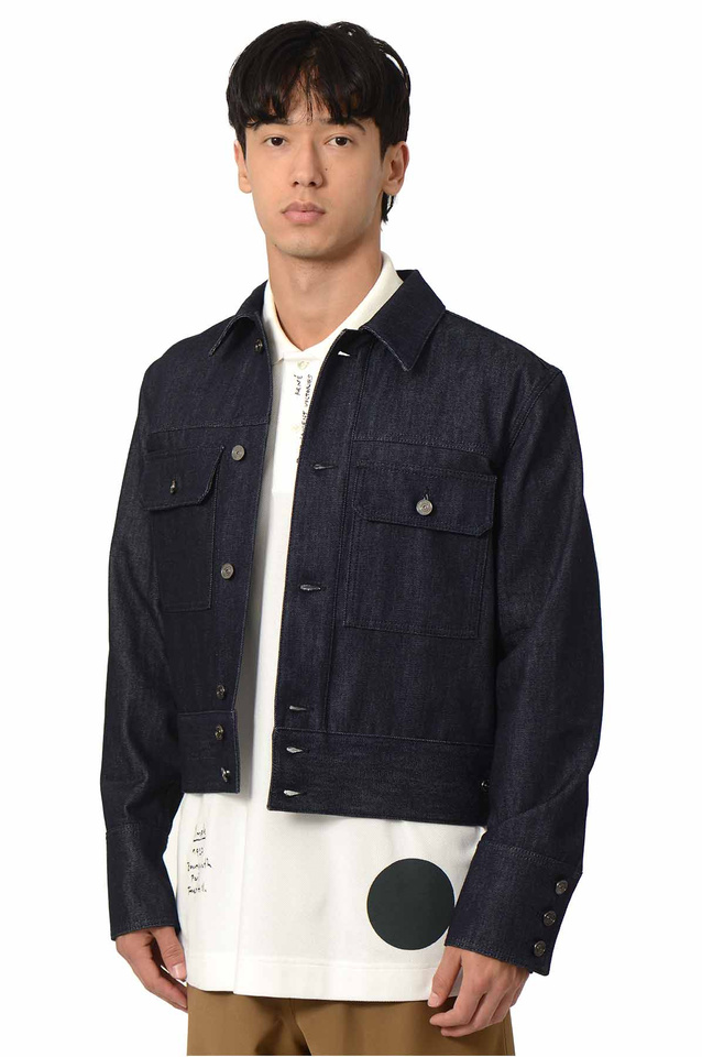 LACOSTE Denim Jacket Dark Indigo - Wrong Weather