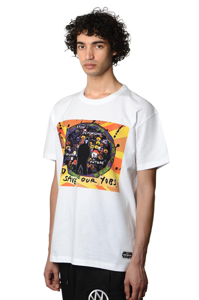 kidill × jamie reid Tシャツ　キディル　ジェイミーリード KIDILL ジェイミーリード ホワイトTシャツ - Wrong Weather