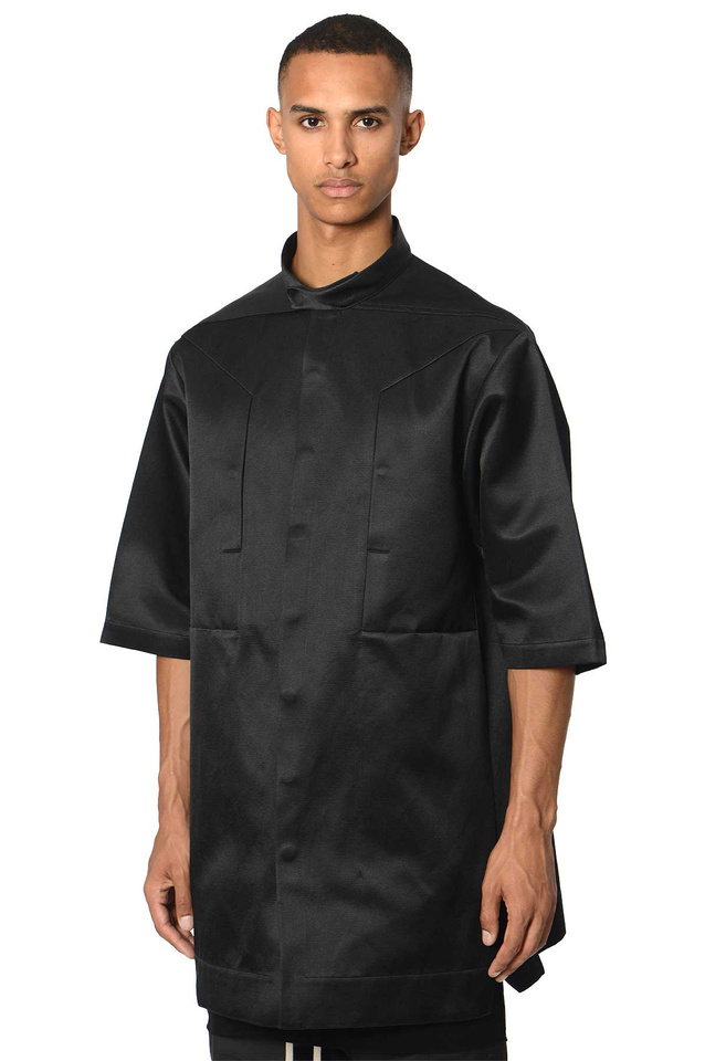 RICK OWENS Magnum Shirt Black - Wrong Weather