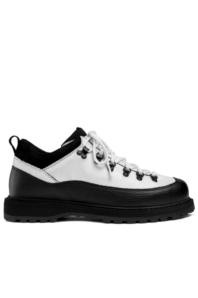 DIEMME Roccia Basso Crackled Leather Low Top Boots - Wrong Weather