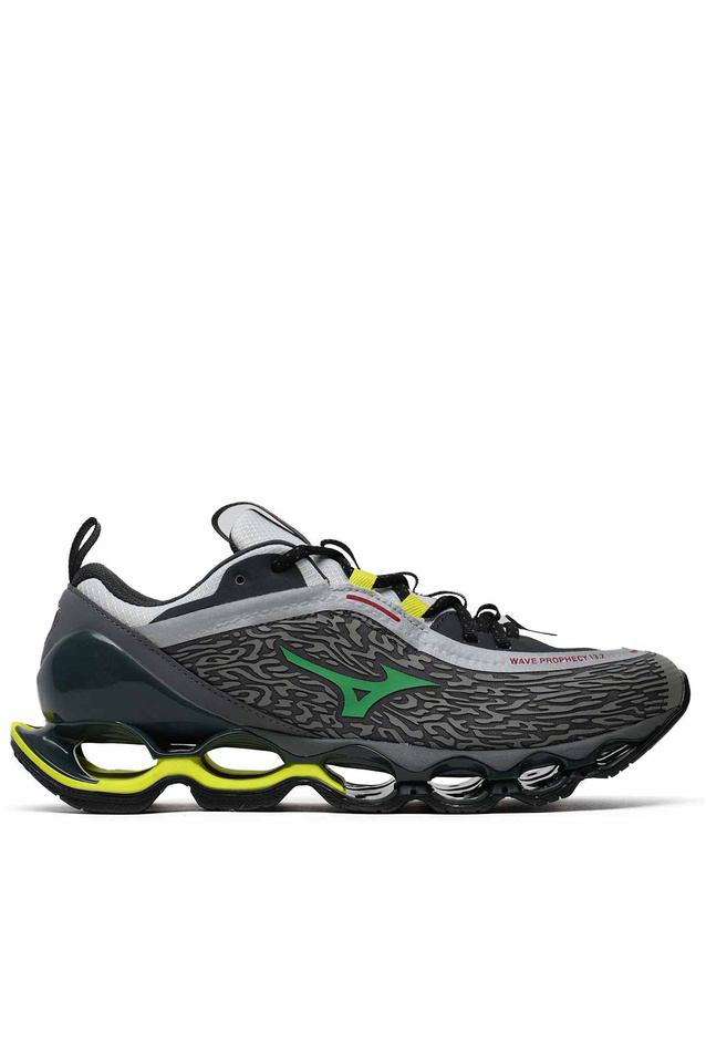 MIZUNO Wave Prophecy 13.2 Sneakers Dark Gray/Fluo Yellow - Wrong