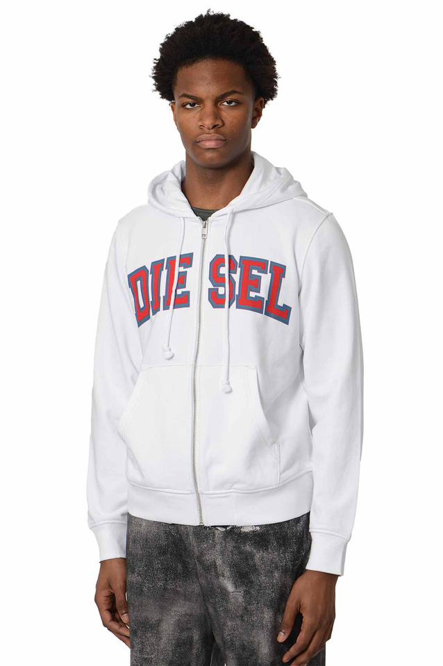 DIESEL S-Ginn-Hood-Zip Hoodie - Wrong Weather
