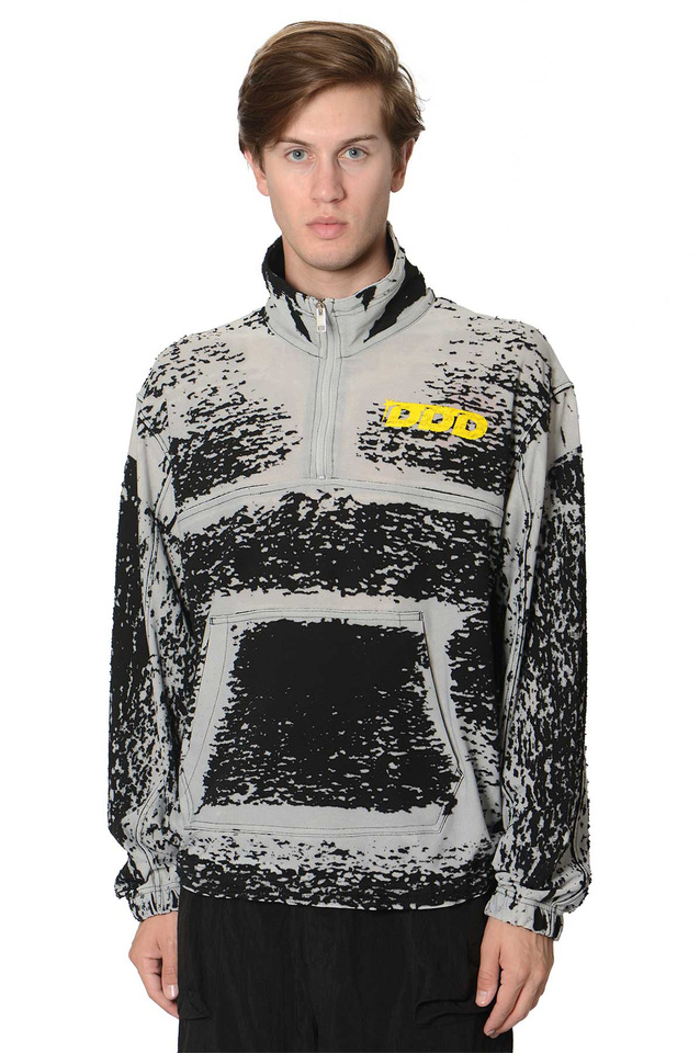 ア*ザ様 DIESEL ジップ フェードエフェクト スウェットシャツ Men's Faded metallic sweatshirt | Multicolor | Diesel