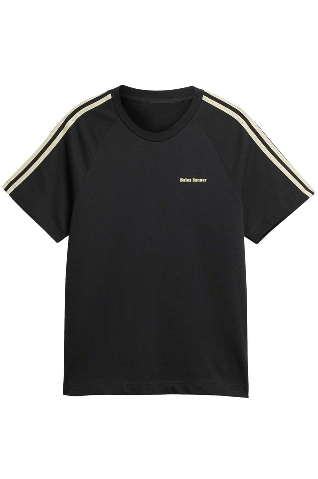  黒 サッカーシャツ Wales Bonner adidas x WALES BONNER Statement Graphic T-shirt Black - Wrong Weather