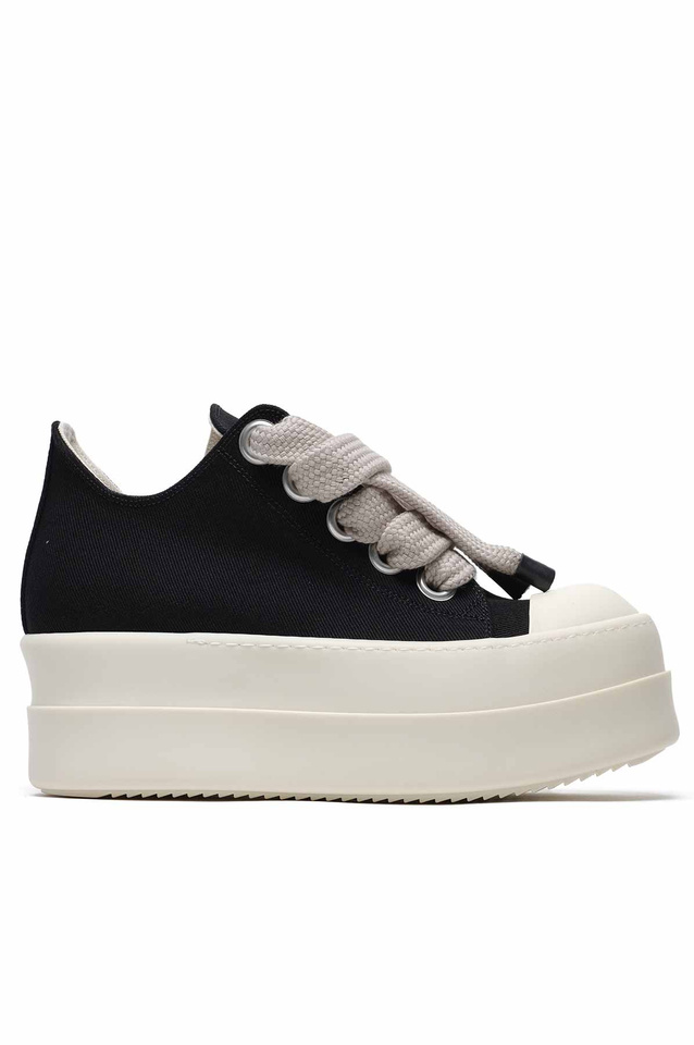 DRKSHDW Mega Bumper Jumbolace Low Sneakers Black/Milk - Wrong Weather
