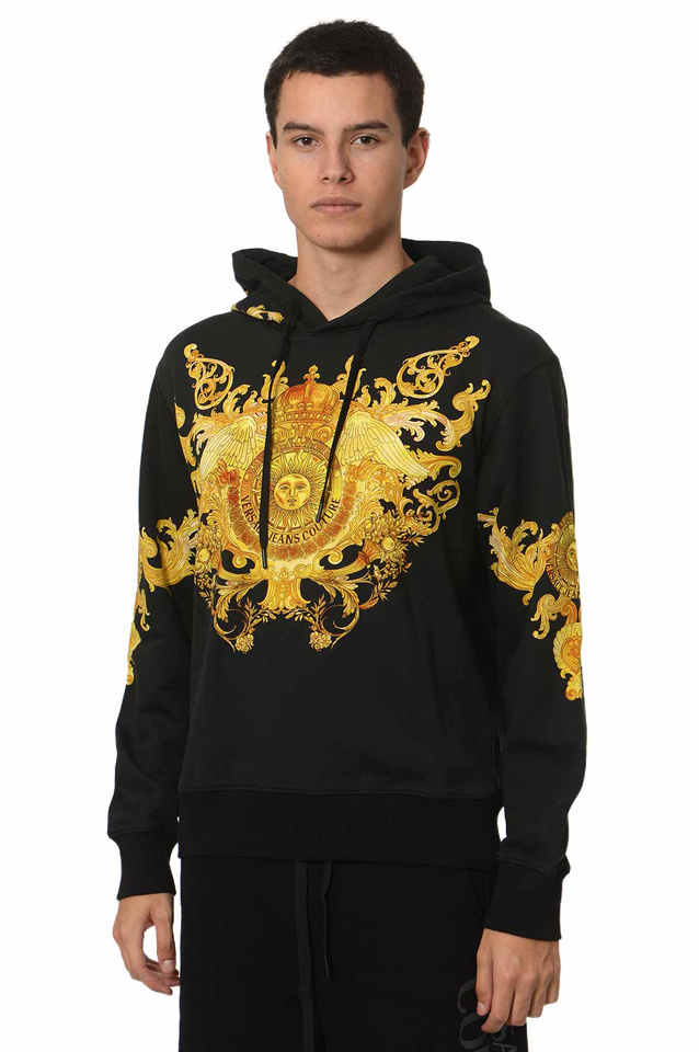 VERSACE JEANS COUTURE バロックサンパーカー ブラック - Wrong Weather VERSACE JEANS COUTURE バロックサンパーカー ブラック - Wrong Weather