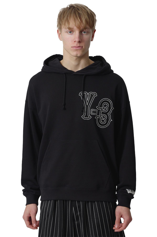 Y-3 Elite 5 GFX Hoodie Black - Wrong Weather