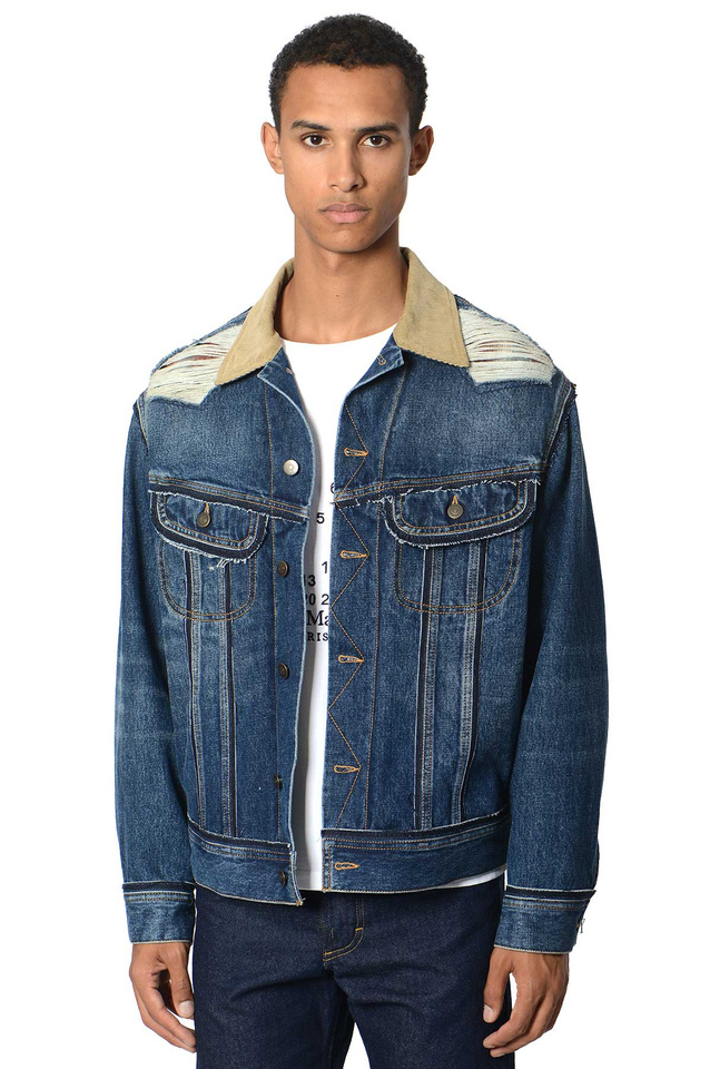 MAISON MARGIELA Pendleton Denim Jacket - Wrong Weather
