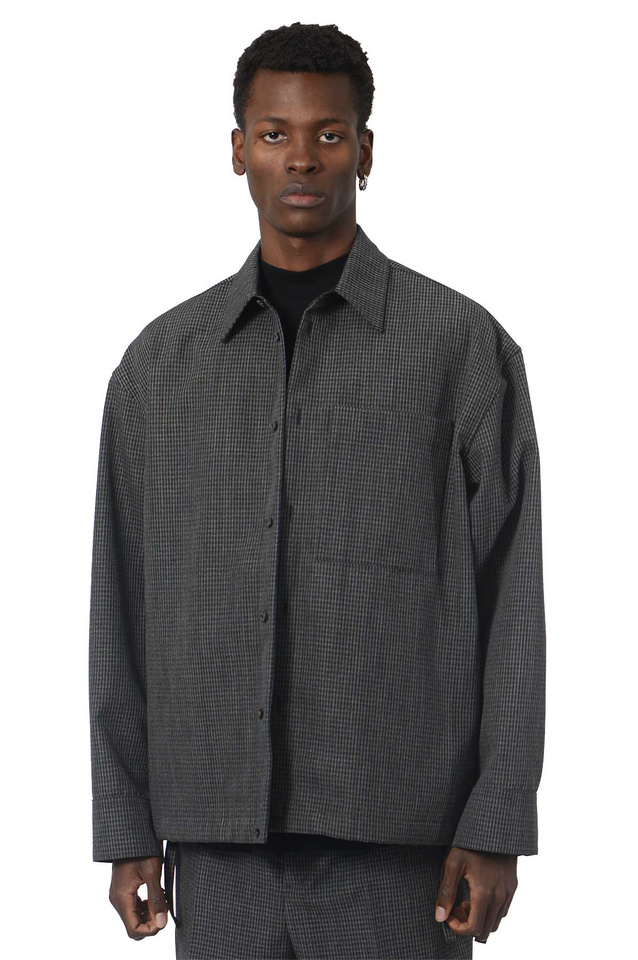 JIL SANDER ヴァージン・ウール・チェック・シャツ - Wrong Weather