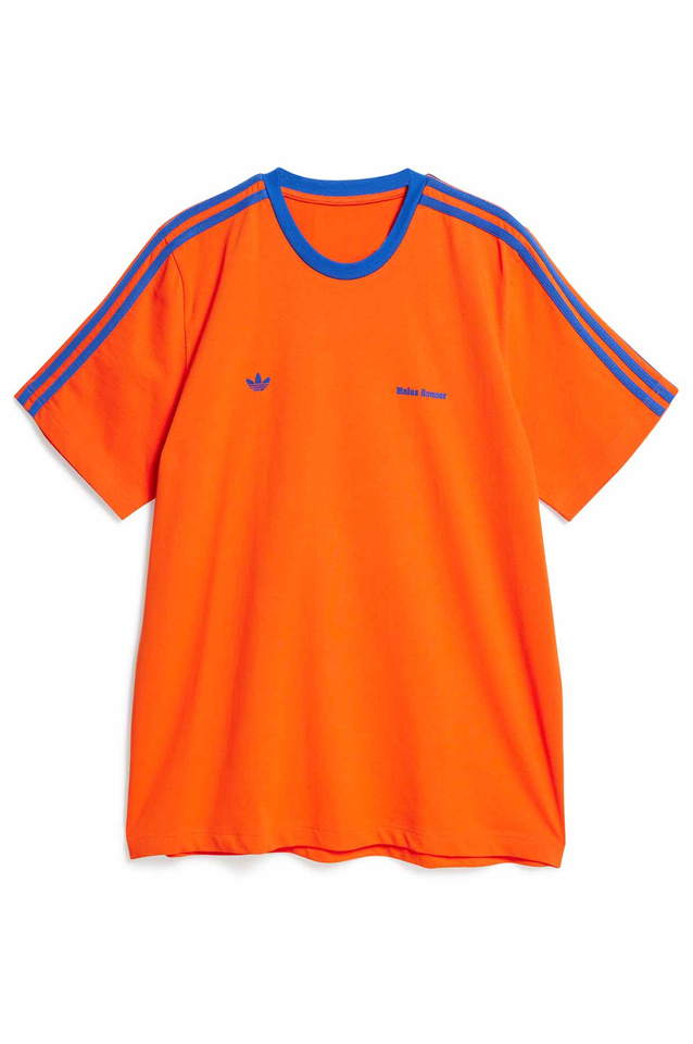 adidas X WALES BONNER Tシャツ ボールドオレンジ/ロイヤルブルー