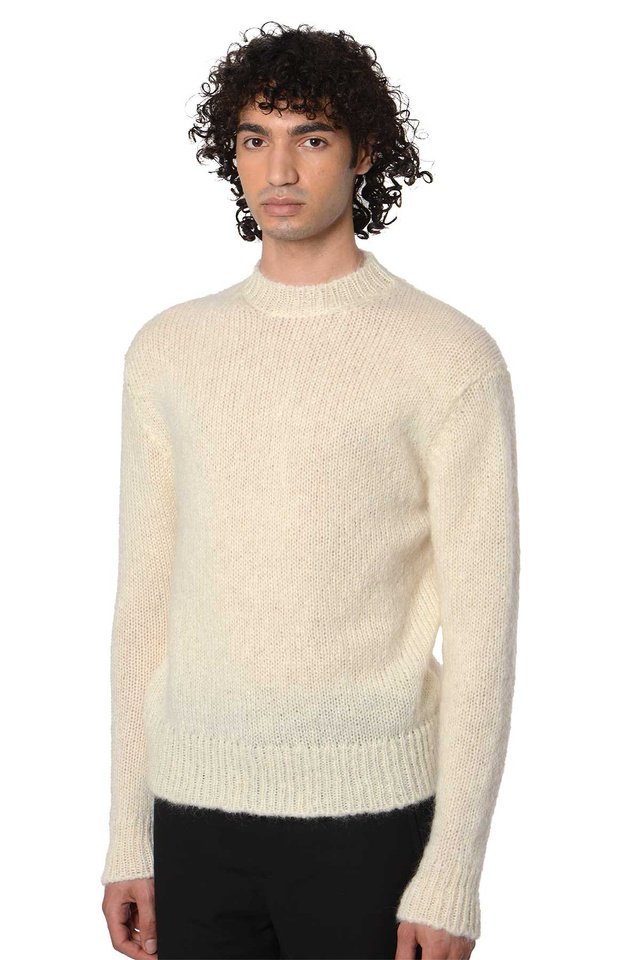 JIL SANDER ナチュラルモヘアセーター - Wrong Weather