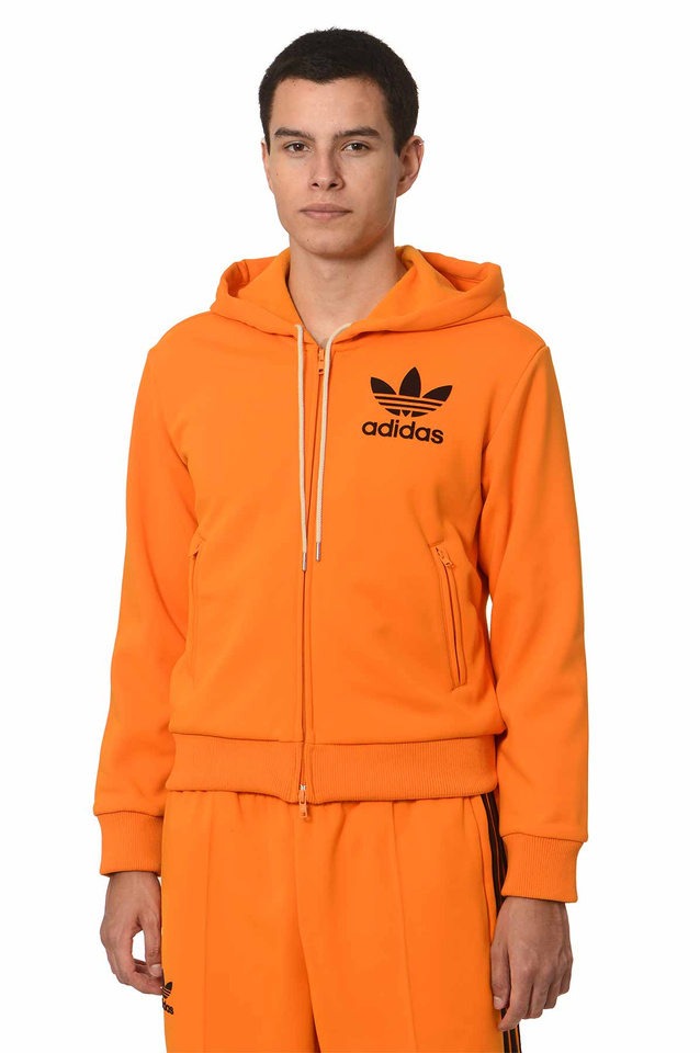 １点物◎良品◎DSQUARED2 フーディック パーカー オレンジ 蛍光色 DSQUARED2 ロゴ パーカー | オレンジ | FARFETCH JP