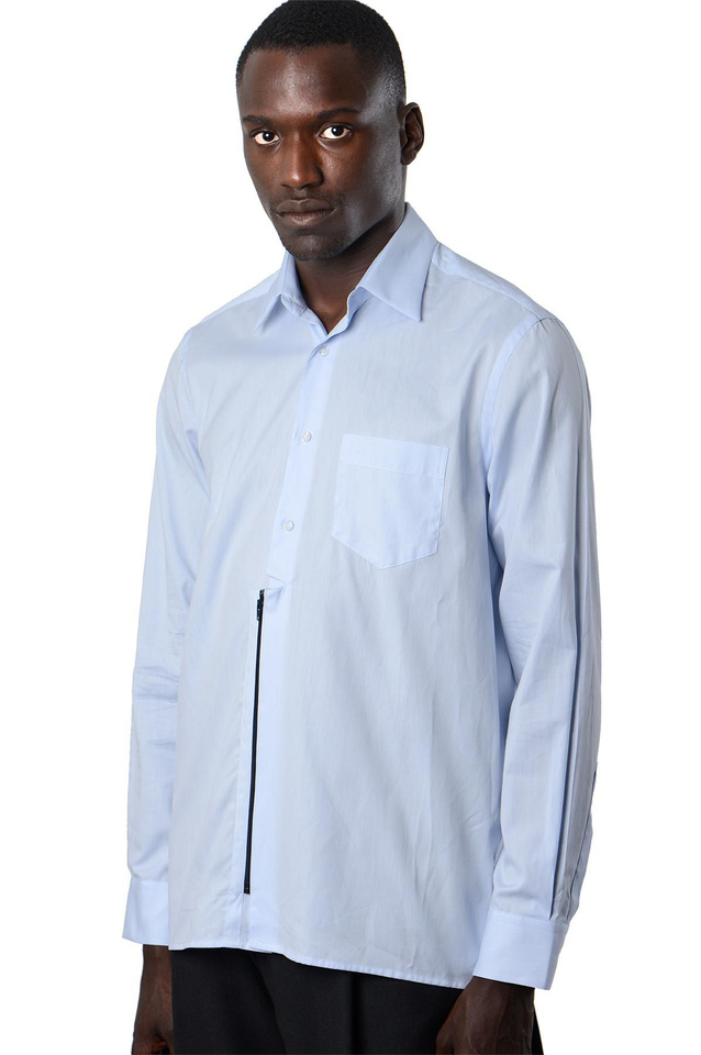 INÊS TORCATO Zip Oxford Shirt - Wrong Weather