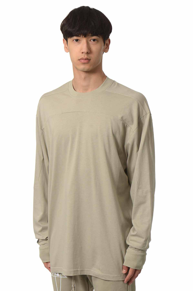 CHAMPION X RICK OWENS Girdered T-shirt Cotton Jersey Pearl - Wrong