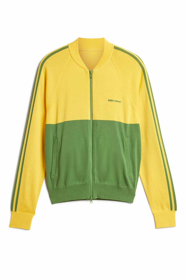 adidas X WALES BONNER Knit Jacket Bold Gold/Crew Green - Wrong Weather