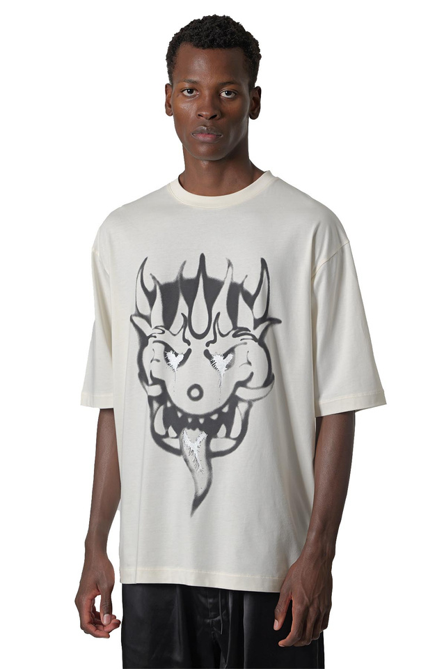 Y-3 Chito Graphic Short Sleeve T-shirt White - Wrong Weather