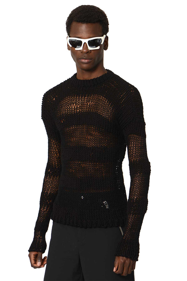 HELIOT EMIL Symbiotical Wool Crewneck Sweater - Wrong Weather
