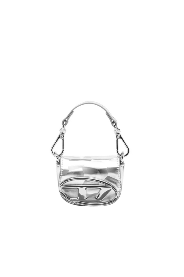 DIESEL 1DR XXS Chain Micro Bag Silver - Wrong Weather