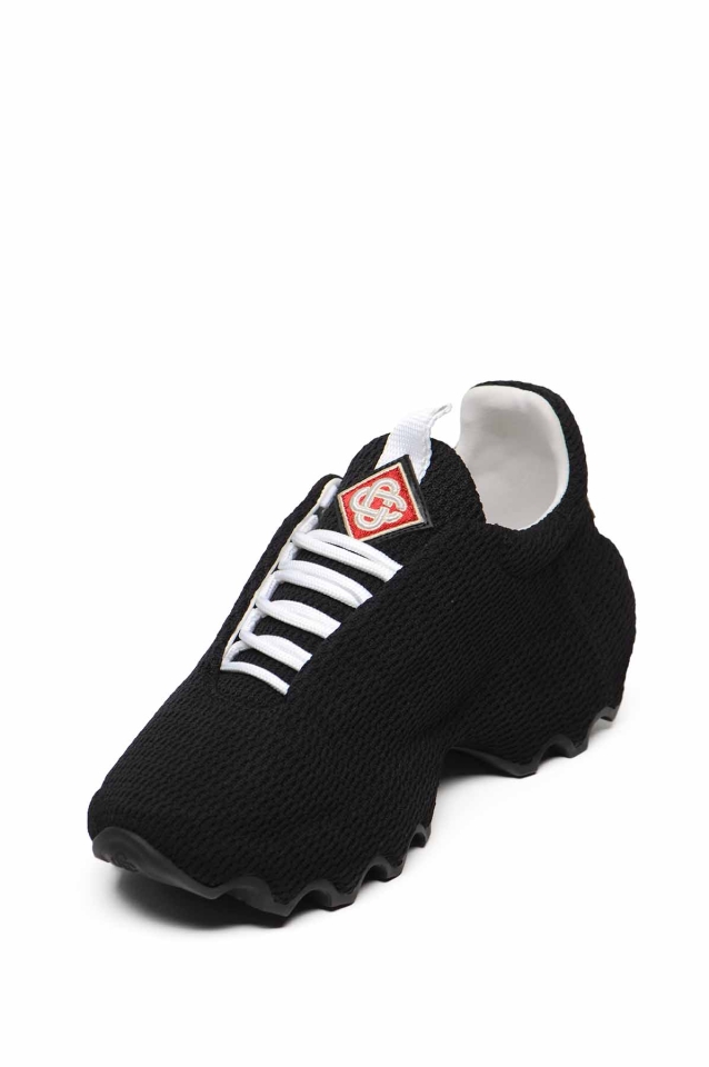 CASABLANCA Arch Knit Sneakers Black - Wrong Weather