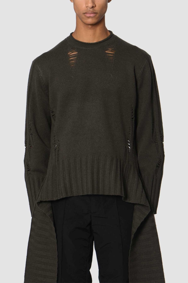 DION LEE Distressed Cashmere Sweater - Wrong Weather