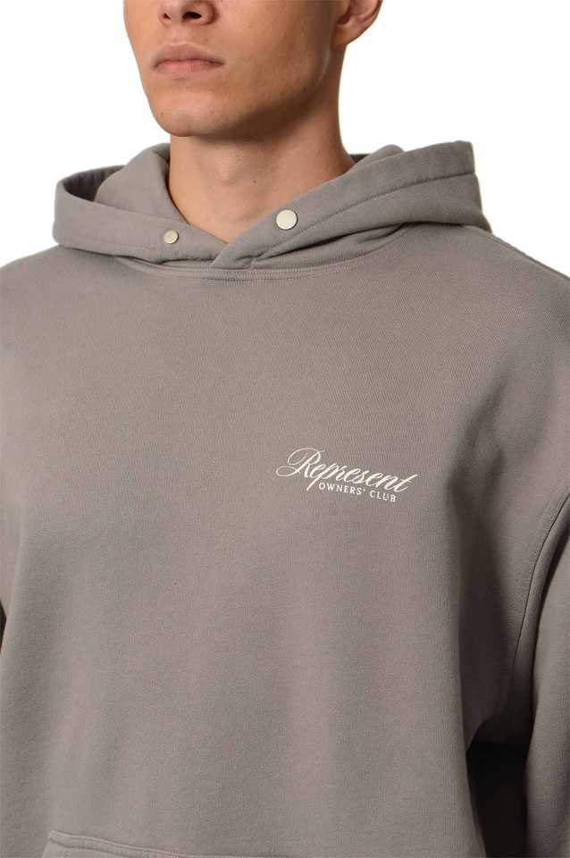 REPRESENT Owners Club Hoodie Grey - Wrong Weather