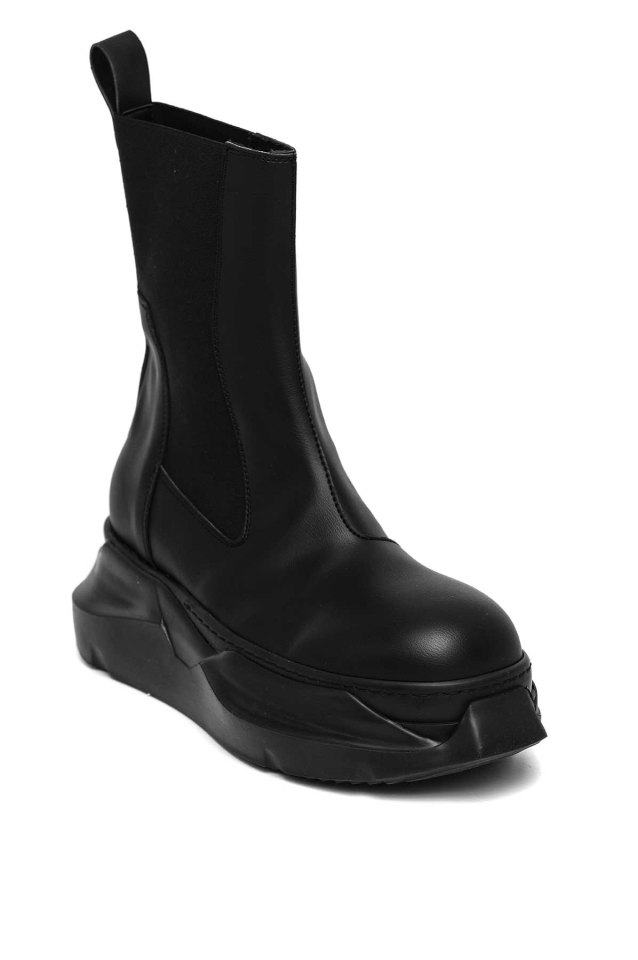 DRKSHDW Beatle Abstract Leather Boots Black - Wrong Weather