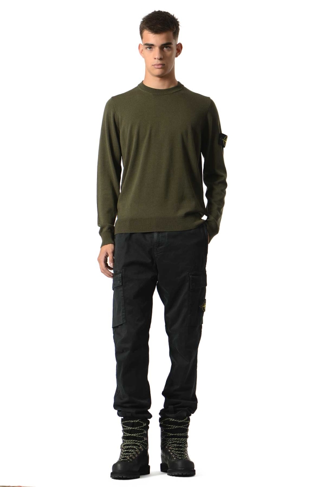 STONE ISLAND 313L1 Joggers Black - Wrong Weather