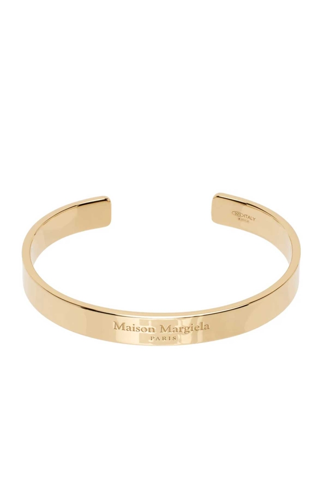 Maison Margiela Gold & Blue Twisted Wire Ring