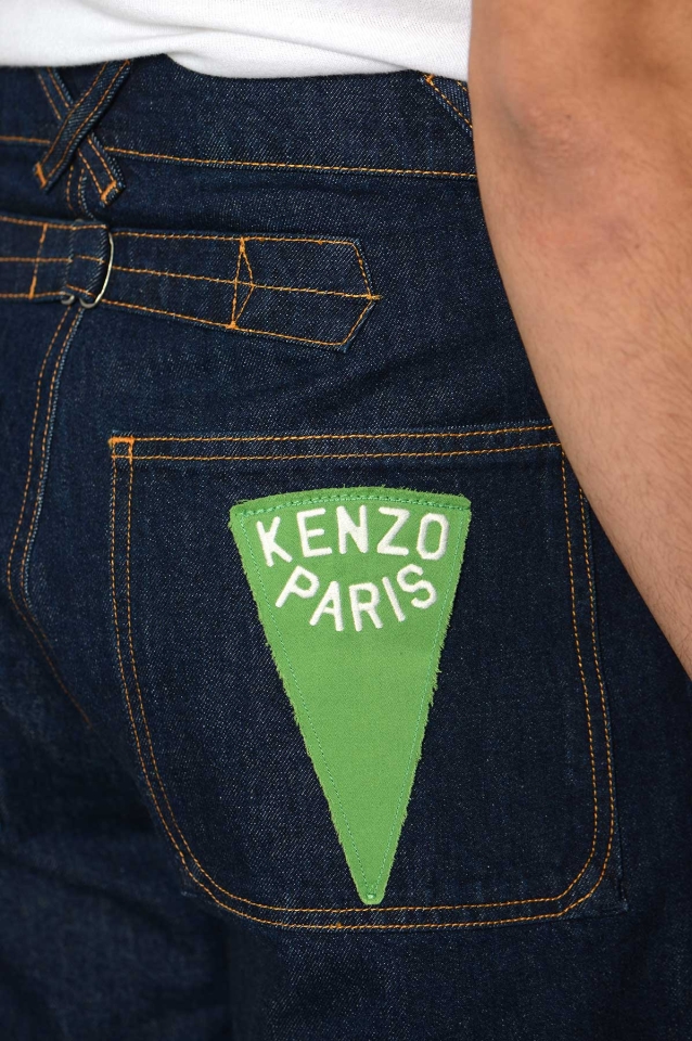 Rinse Sailor Jeans in Blue - Kenzo