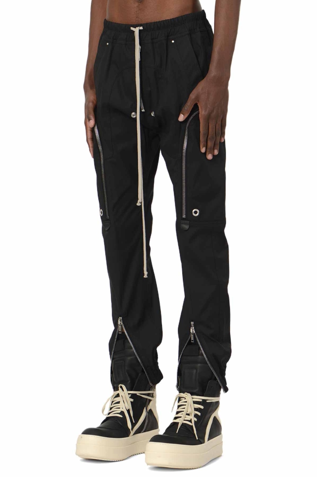 RICK OWENS Bauhaus Cargo Trousers Black - Wrong Weather