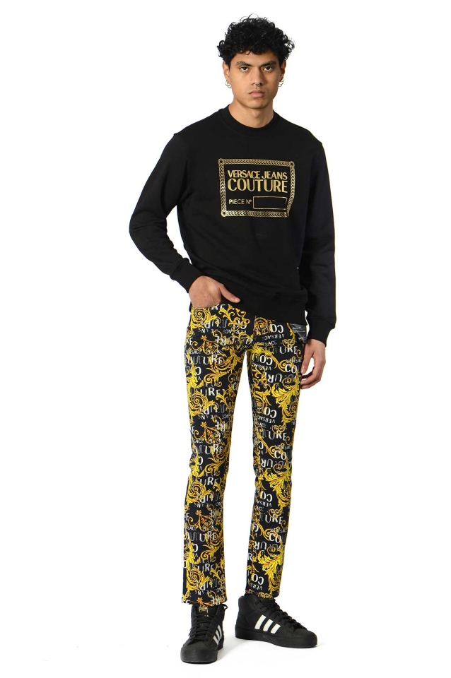 VERSACE JEANS COUTURE Logo Baroque Jeans - Wrong Weather