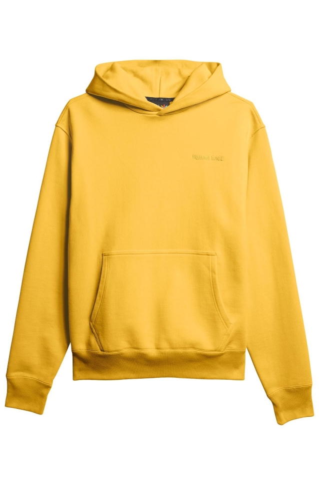 ADIDAS X PHARRELL WILLIAMS Human Race Premium Grundlagen gelb Hoodie Wrong Weather