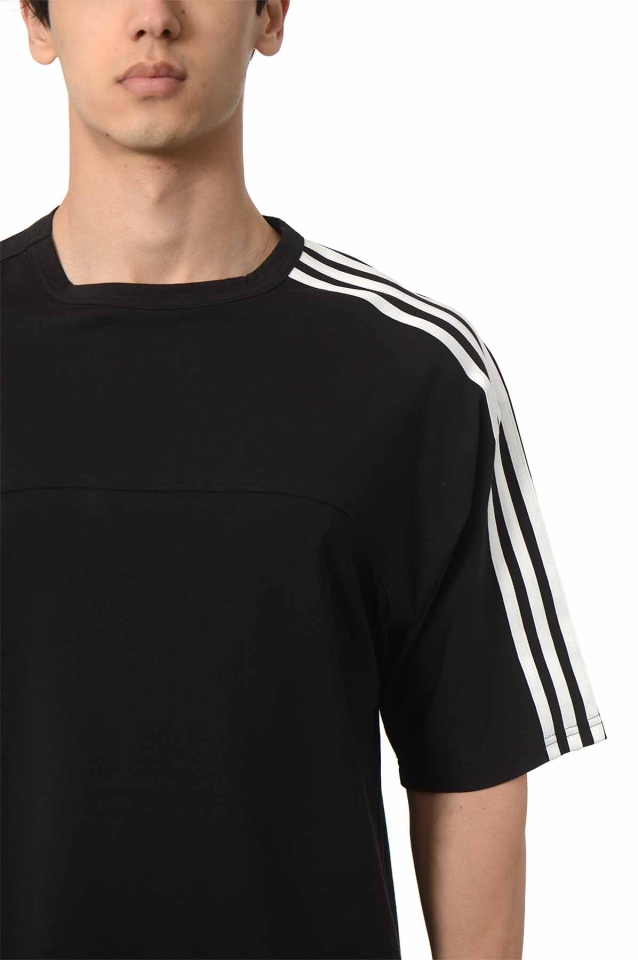 Y-3 3-Stripes T-Shirt Black - Wrong Weather