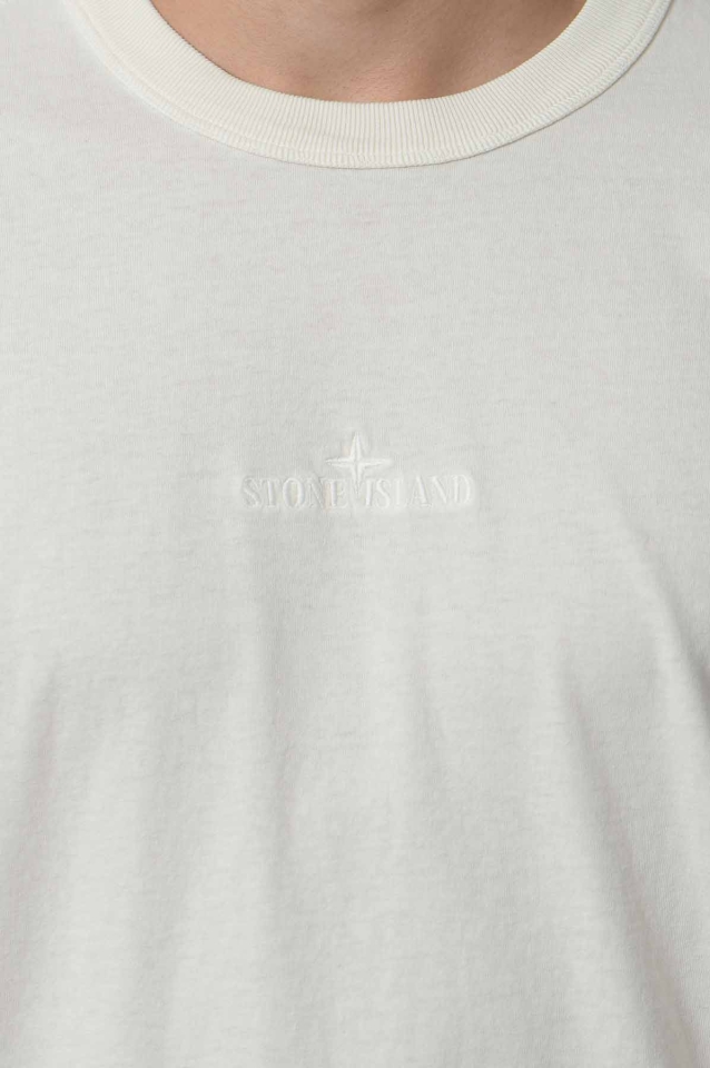 Tシャツ・カットソー STONE  ORGANIC COTTON T-SHIRT (2100025 S0115V0029) Juniper 2100025 COMBED ORGANIC COTTON JERSEY Regular-fit