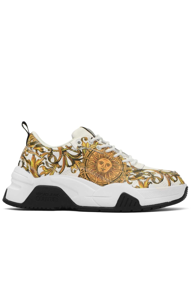 Versace Baroque Print Chain Reaction Sneaker