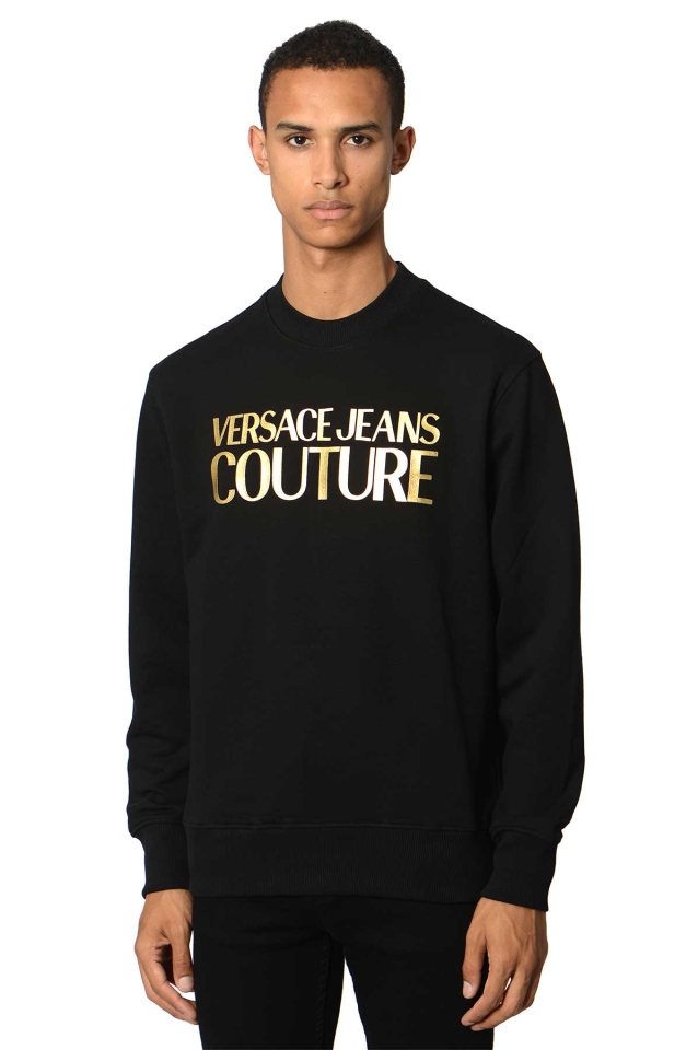 VERSACE JEANS COUTURE スウェット ブラック