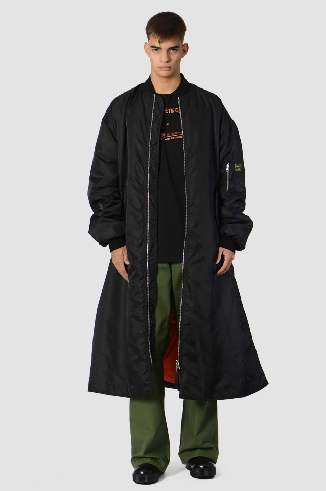 RAF SIMONS Grand Fete Elongated Bomber Jacket（ラフシモンズ