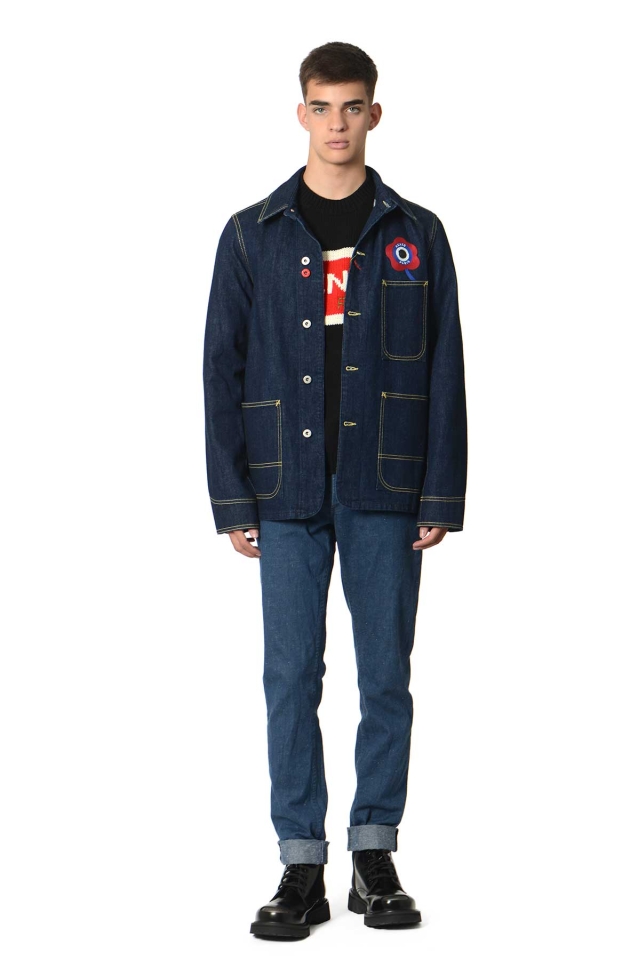 WORKWEAR DENIM JACKET for Men - Kenzo sale