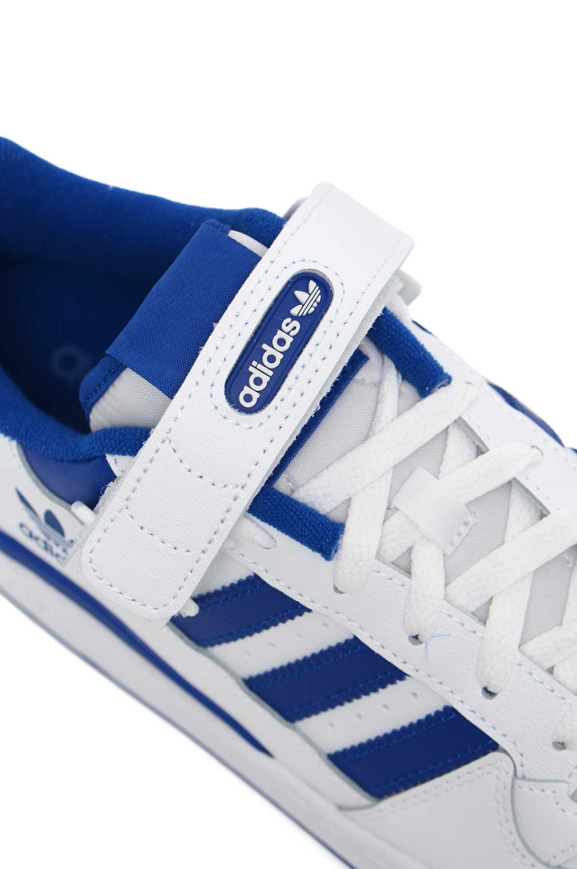 adidas FORUM LOW Sneakers White/Royal Blue - Weather Wrong Cloud