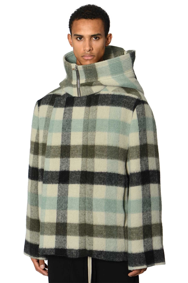 RICK OWENS Padded Alpaca Secret Parka Jacket（リック オウエンス