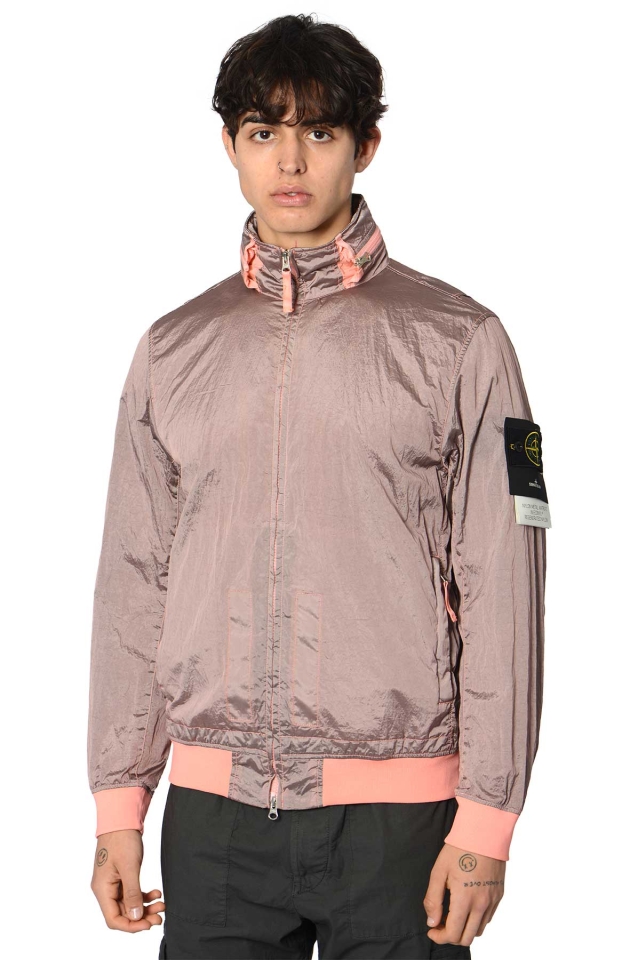 STONE ISLAND Nylon Metal Econyl® Regenerated Jacket Pink - Wrong