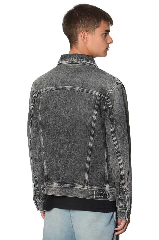 Ksubi spread-collar Stonewashed Denim Jacket - Farfetch