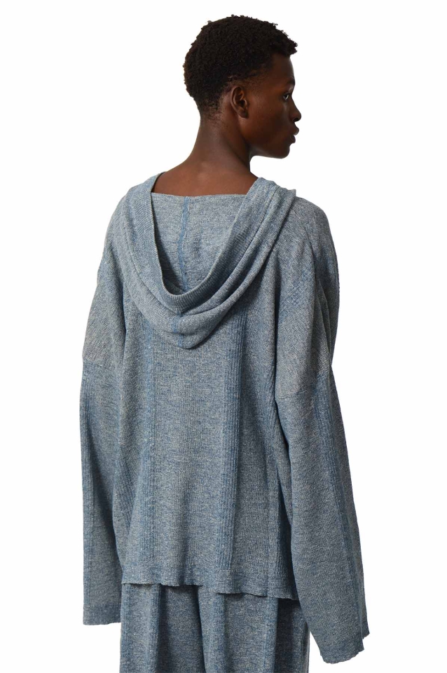 MAISON MARGIELA Summer Chiné Knit Hoodie - Wrong Weather