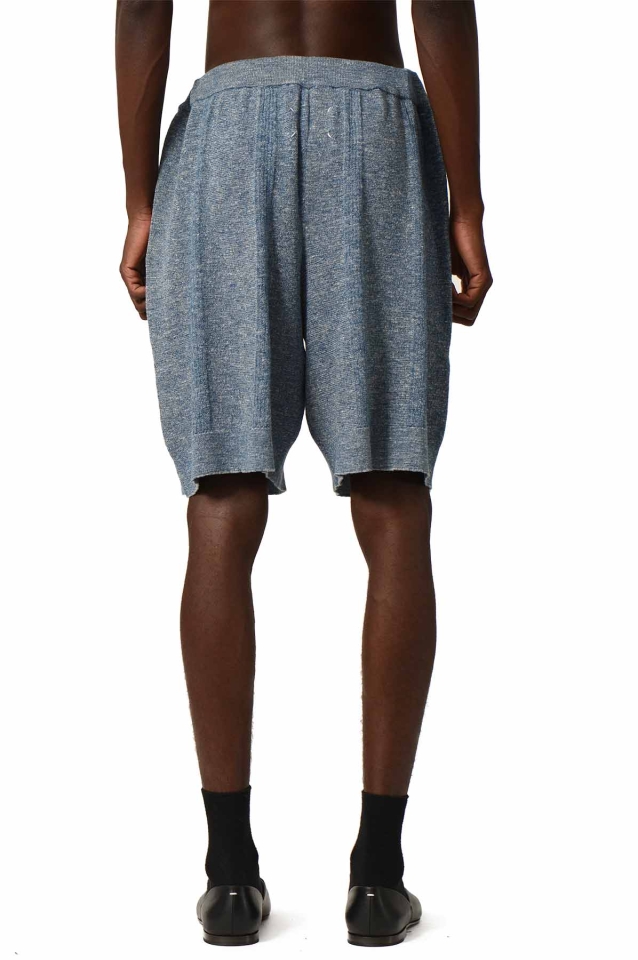 Maison Margiela Striped Shorts Petrol - Wrong Weather