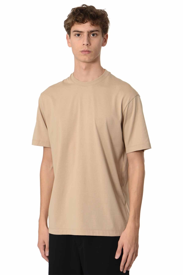 Y-3 Relaxed Short Sleeve T-shirt Taupe - Wrong Weather