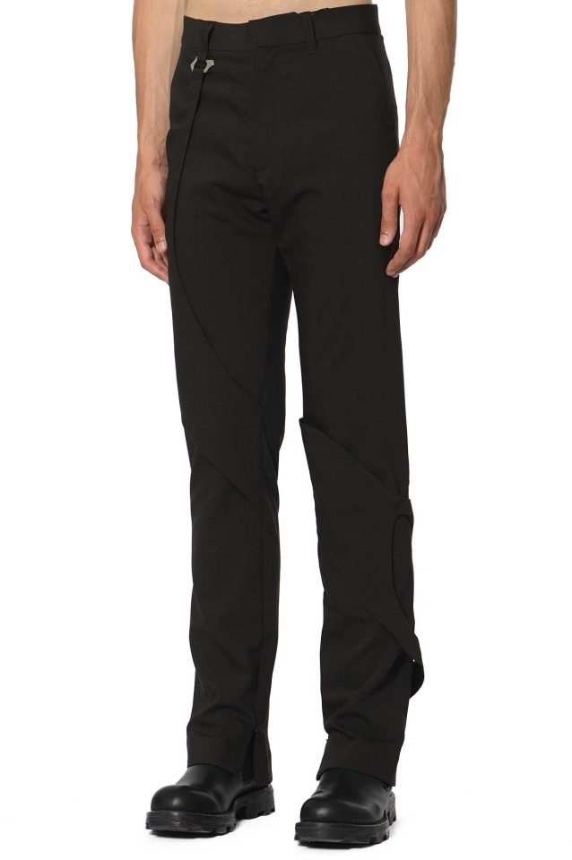 HELIOT EMIL Integrated Tailored Trousers Chocolate Brown - Wrong