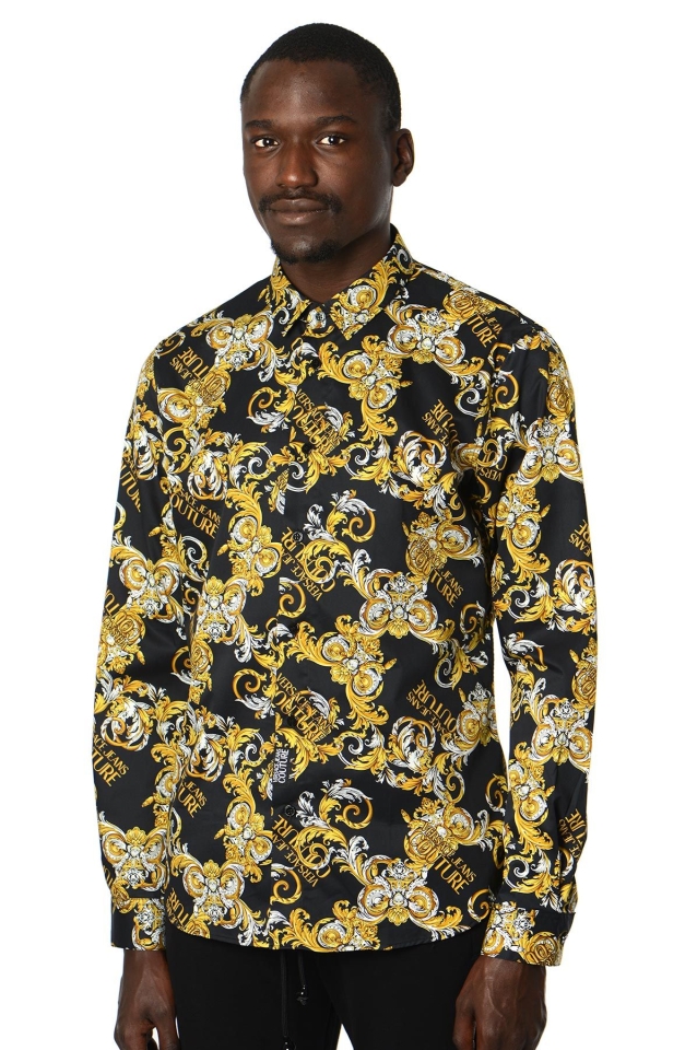 VERSACE JEANS COUTURE Logo Baroque Shirt - Wrong Weather VERSACE JEANS COUTURE Logo Baroque Shirt - Wrong Weather